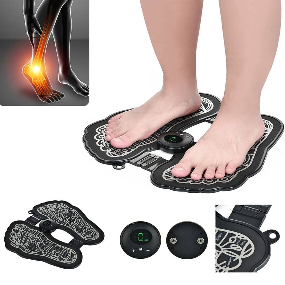 Tapis de massage électrique des pieds EMS Technologie Physiothérapie
