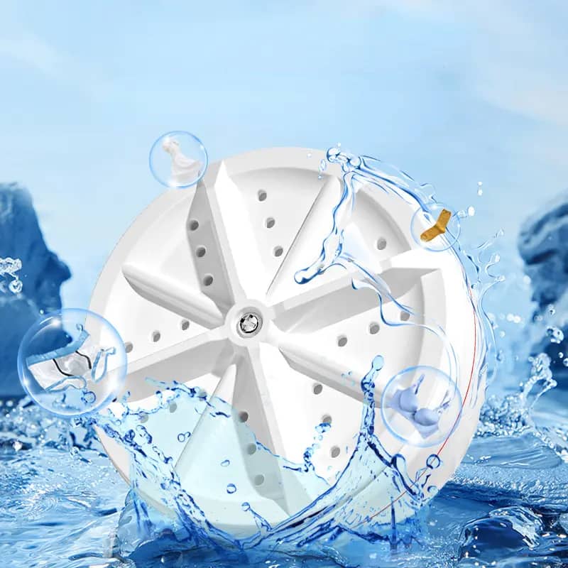 Mini Machine à Laver Portable 2 en 1, Laveuse à Ultrasons avec Câble USB - Electroménager - صورة 2