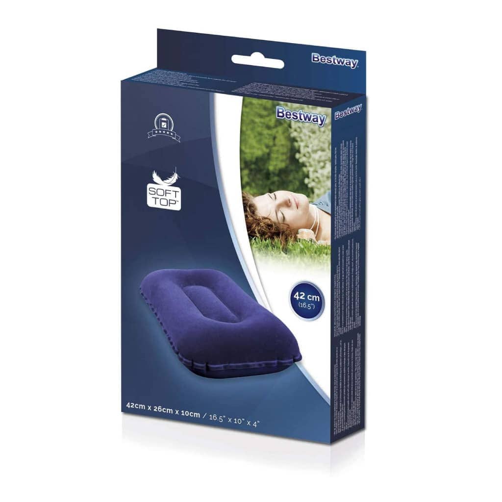 Oreiller Gonflable Confortable de Camping et Voyage Bestway 67121 - Camping et Randonnée - صورة 5
