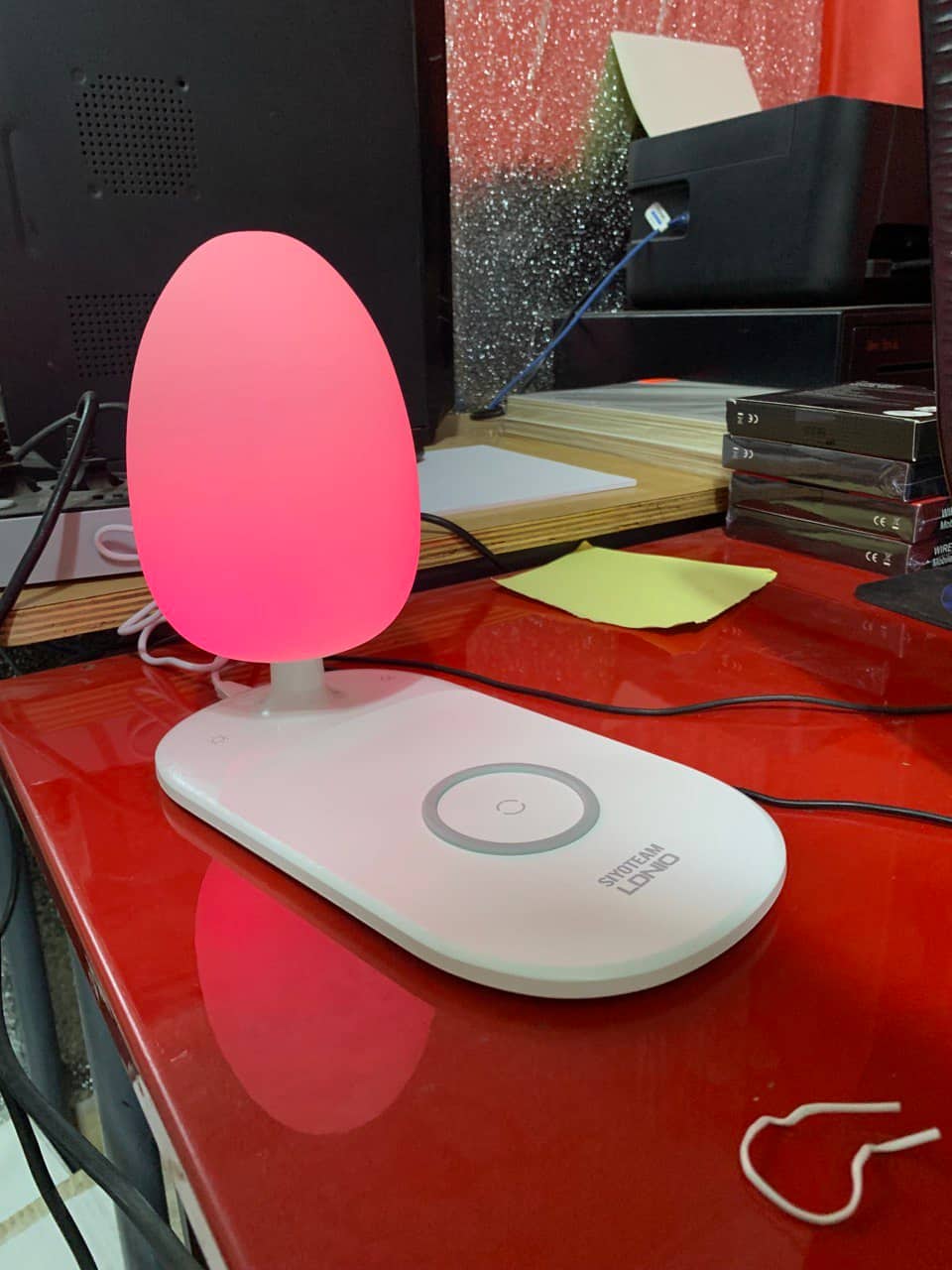 Veilleuse à luminosité réglable, chargeur de téléphone sans fil LDNIO Y3 - Électronique - صورة 7