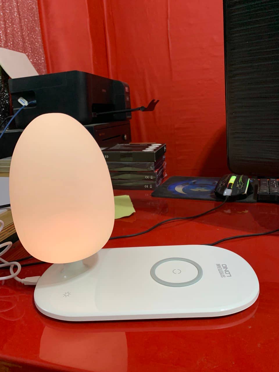 Veilleuse à luminosité réglable, chargeur de téléphone sans fil LDNIO Y3 - Électronique - صورة 8