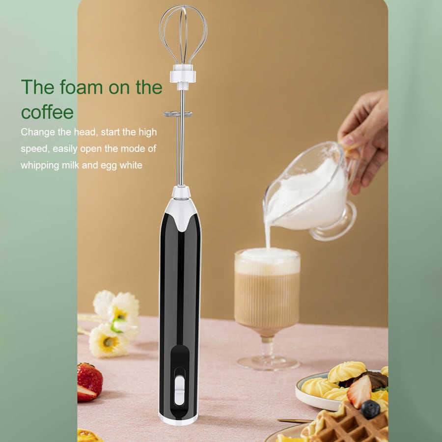 Milk shake et batteur à oeufs électrique USB Rechargeable - Maison - صورة 6
