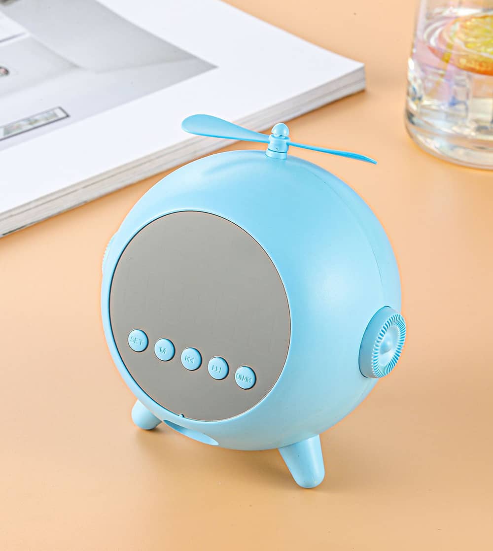 Réveil Numérique à Miroir  Rechargeable avec Haut-parleur Portable Bluetooth 5.0 - Electroménager - صورة 10