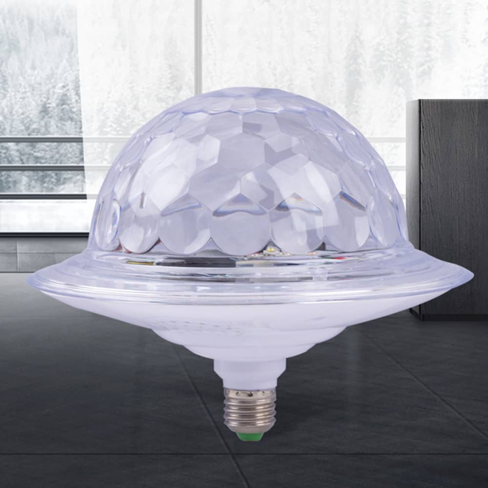 Boule Magique en Cristal UFO Musique Bluetooth LED RGB E27 - Électronique - صورة 3