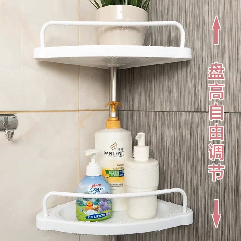 Étagère de rangement d'angle haut de gamme pour Sale de bain et toilettes 260Cm - Maison - صورة 3