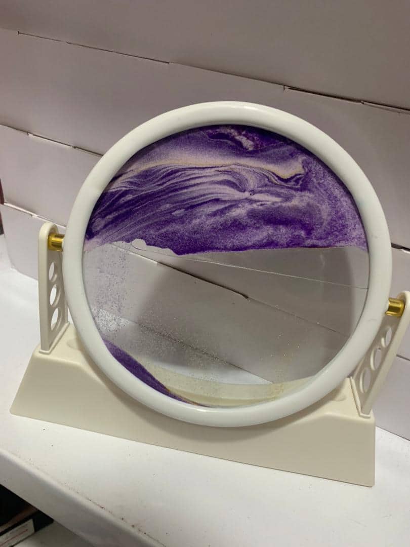 Sablier 3D Avec Support pour la décoration de la maison, sable de mer profonde, art créatif, décoration de bureau, décoration de chambre, cadeau - Décoration - صورة 7