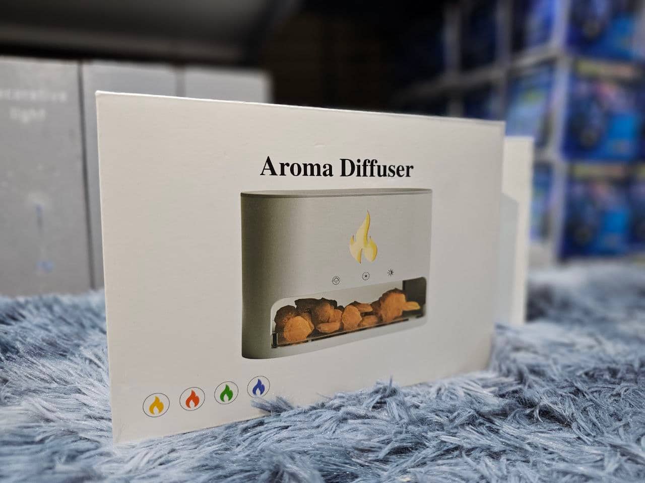 Diffuseur d'huiles essentielles flamme avec des roches de sel de cristal 250ML - موزع روائح الزيوت العطرية باللهب مع صخور الملح الكريستالي 250 مل - Décoration - صورة 8