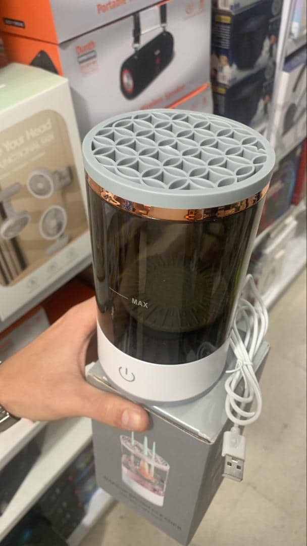 Machine de nettoyage de pinceaux maquillage électrique portable 3en1 - منظف ​​ومجفف فرش المكياج الأوتوماتيكي - Soins et Beauté - صورة 8