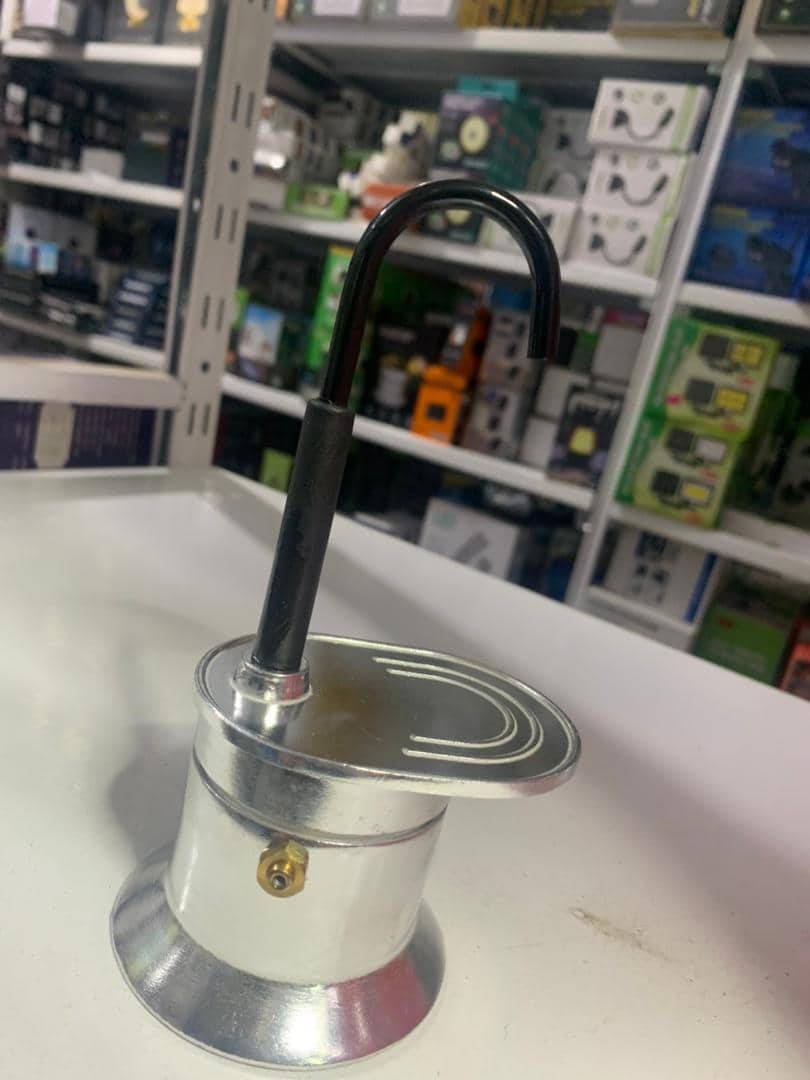 Cafetière Italienne Moka à Tube en Alliage d'Aluminium 50ml - ماكينة صنع قهوة الموكا الإيطالية بأنبوب من سبائك الألومنيوم - Maison - صورة 5