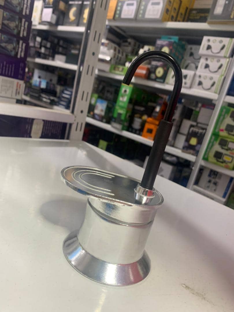 Cafetière Italienne Moka à Tube en Alliage d'Aluminium 50ml - ماكينة صنع قهوة الموكا الإيطالية بأنبوب من سبائك الألومنيوم - Maison - صورة 6