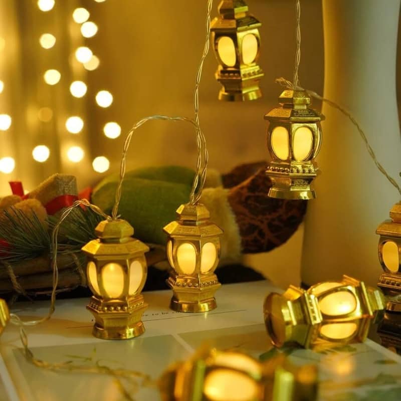 Guirlande lumineuse ampoules en forme de tour 10 pièces - Décoration - صورة 3