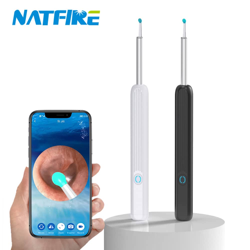 Kit de nettoyage des oreilles intelligents sans fil avec caméra et lumière LED NE3 - Électronique - صورة 3