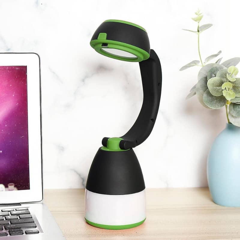 Lampe de poche 3 en 1 , bureau et camping 180 réglable , 3 modes, rechargeable  avec fonction batterie externe - Camping et Randonnée - صورة 2