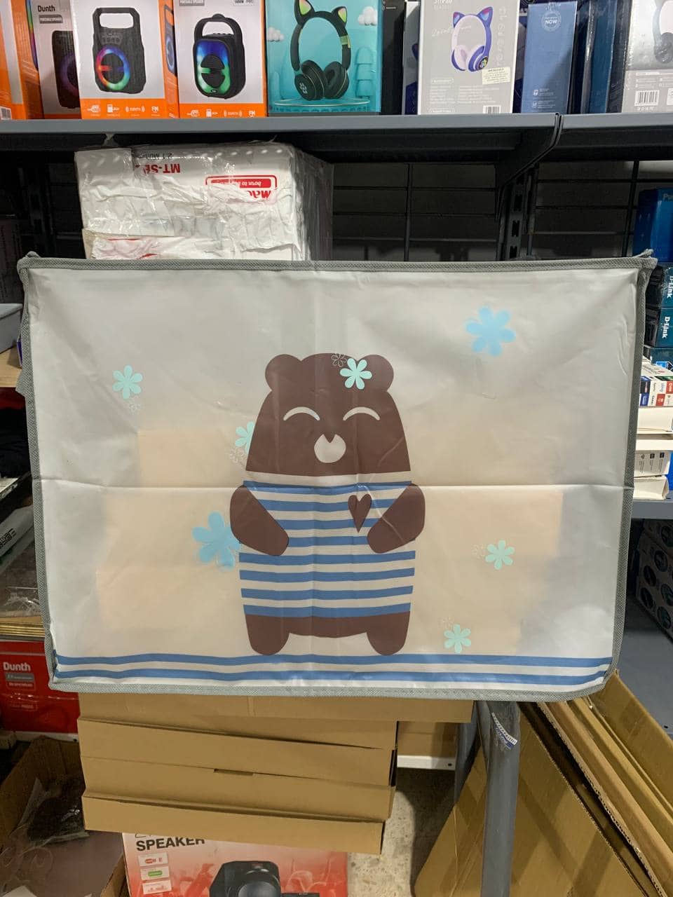 Pack 2 Sac de rangement Pliable pour vêtements à motifs de dessins animés Grande capacité - طقم2 قطع حقيبة تخزين ذات سعة كبيرة لللحاف والملابس - Maison - صورة 11