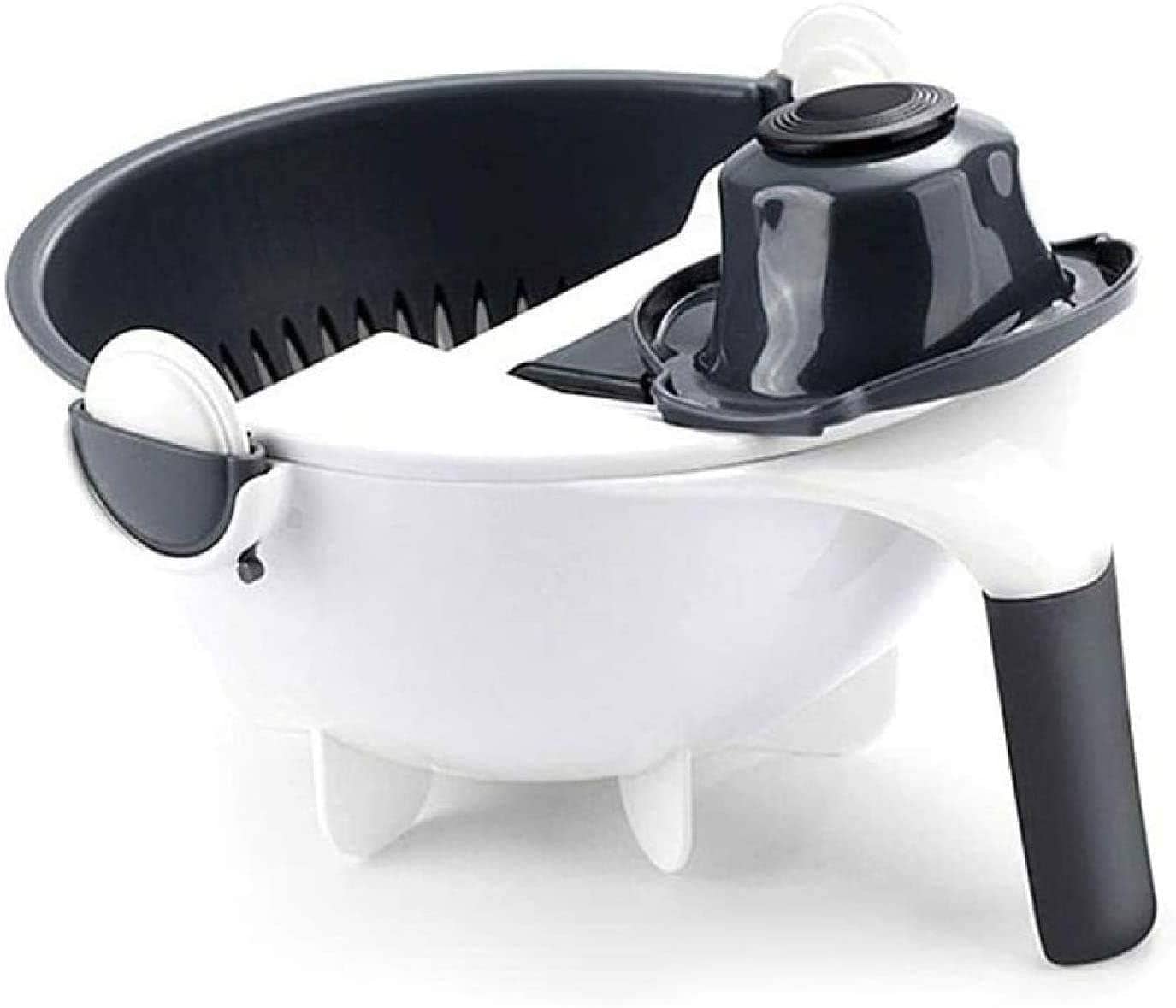 Pot Coupe-Légumes 9in1 Multifonction Avec Panier De Vidange + Éplucheur V2 - Cuisine - صورة 2