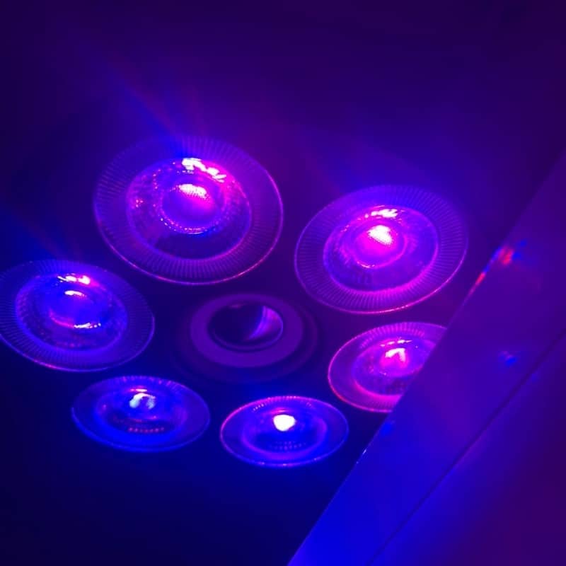 Projecteur de lumière Sonore RGB + W 4 en 1 Avec Bluetooth effet stroboscope - Électronique - صورة 6