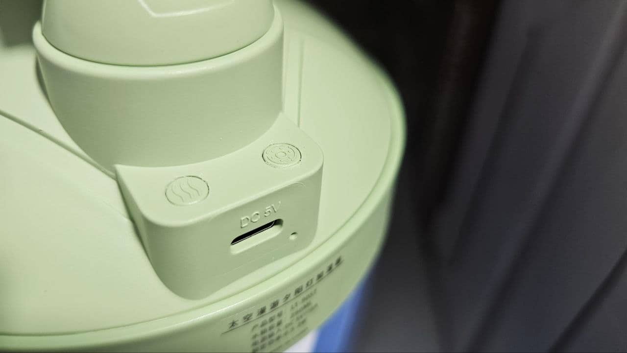 Lampe de coucher de soleil d'astronaute et humidificateur d'air sans fil, diffuseur à batterie Rechargeable1200mAh - Électronique - صورة 5