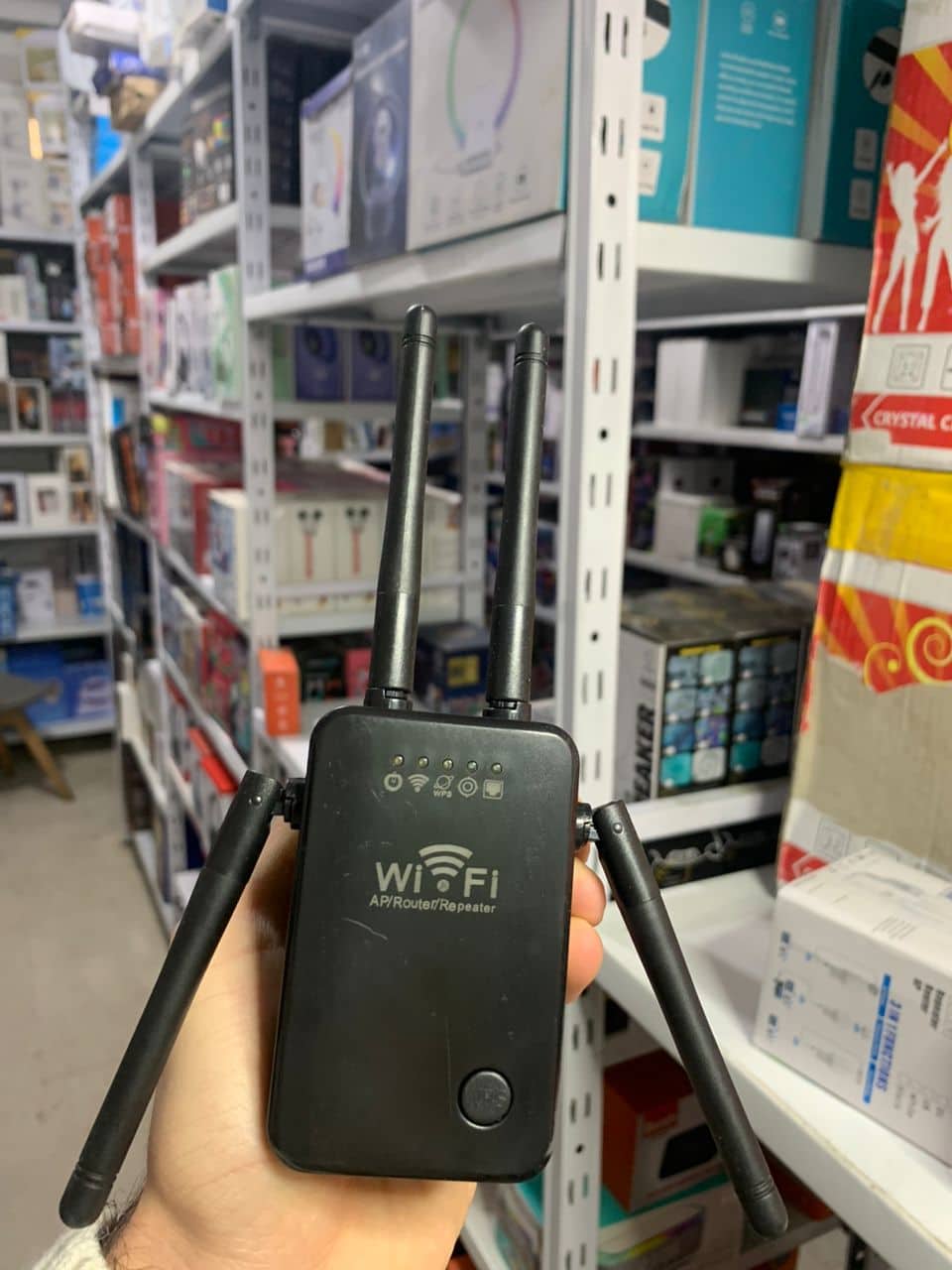 300M Wifi routeur sans fil répéteur 2.4G répéteur de Signal Extender 4 antenne routeur amplificateur de Signal pour la maison - Électronique - صورة 2