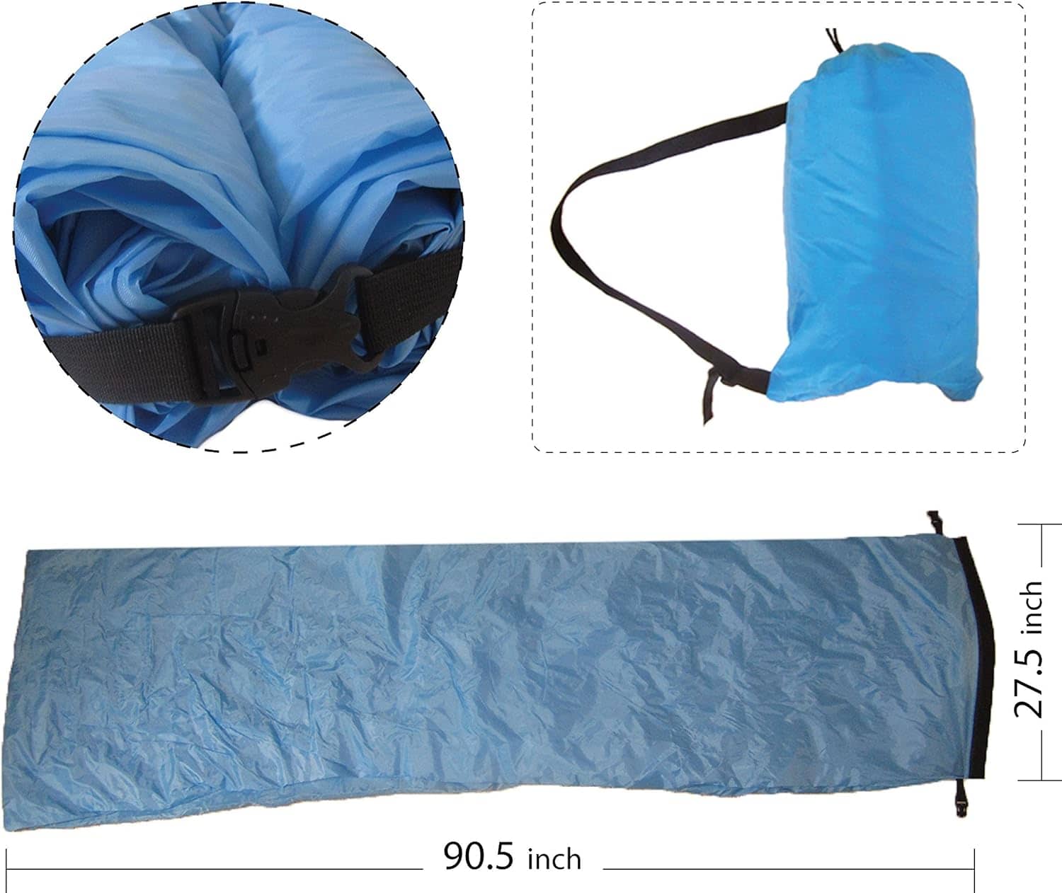 Lay Bag Pouf de Comping Gonflable Water Float V1 - Camping et Randonnée - صورة 3