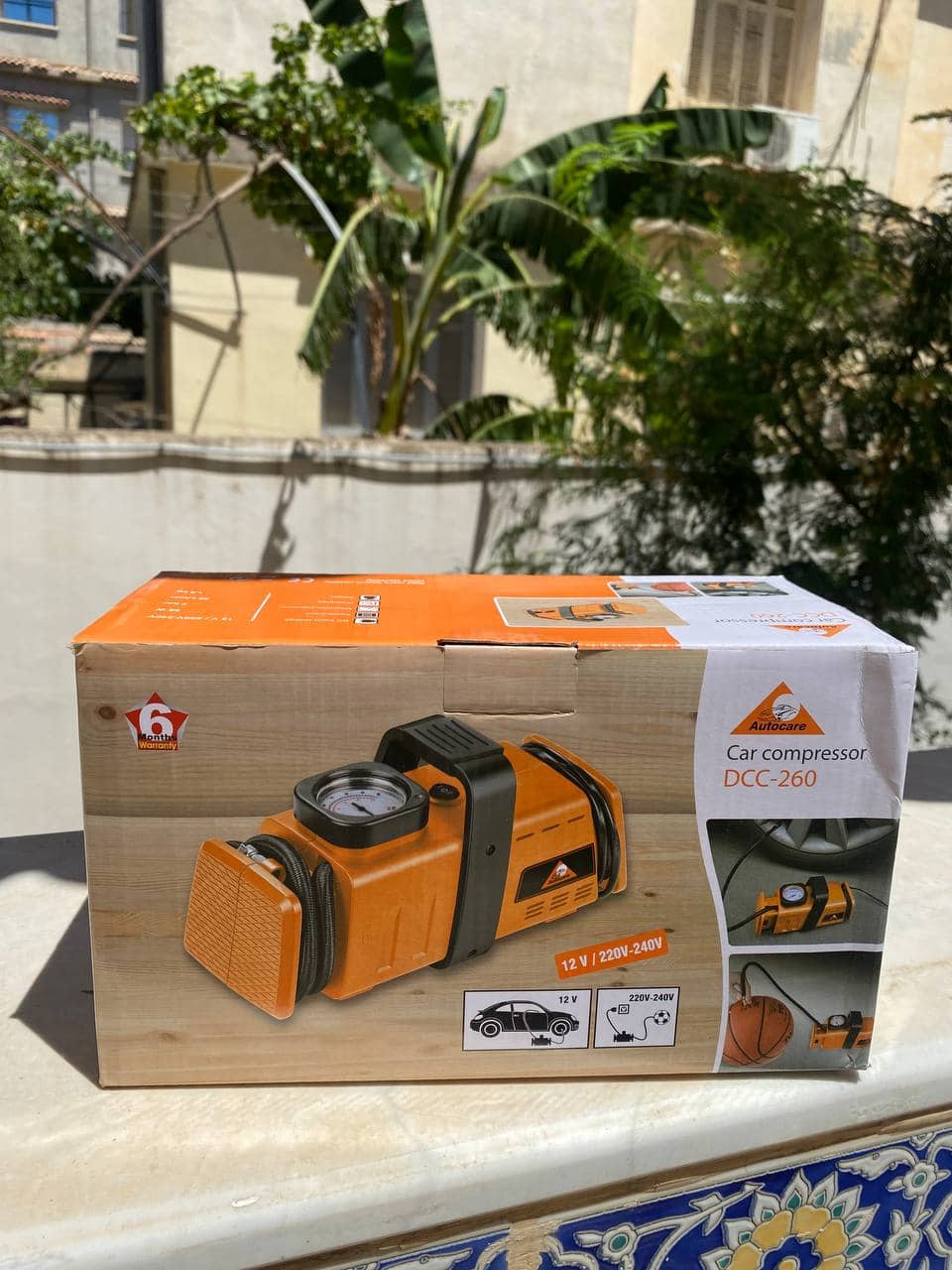 Compresseur d’aire a double adaptateur 220v/12v- 200psi - Orange - Électronique - صورة 11
