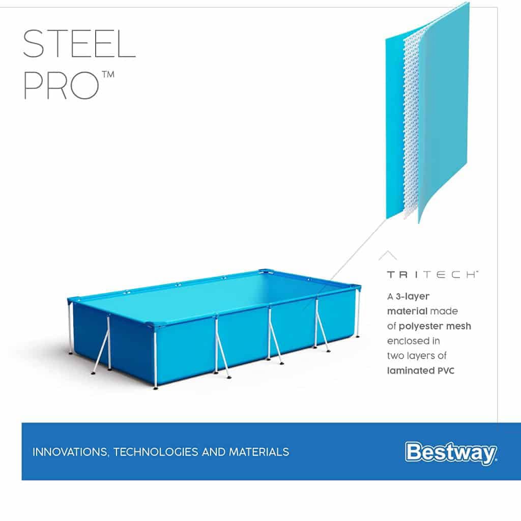 Steel Pro™ Piscine Rectangulaire 400 x 211 x 81cm Bestway - Divers - صورة 6