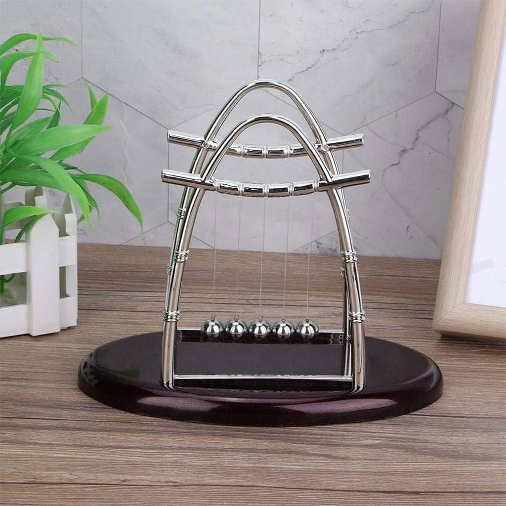 Pendule Newton Balls d'équilibre en acier classique - Décoration - صورة 3