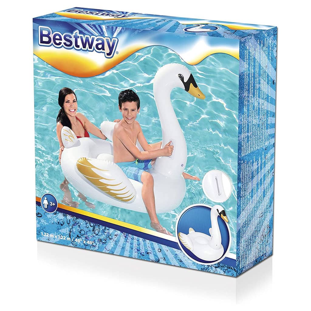 Bouée Géant Gonflable Cygne Avec 2 Poignées Bestway #41123 - Divers - صورة 10