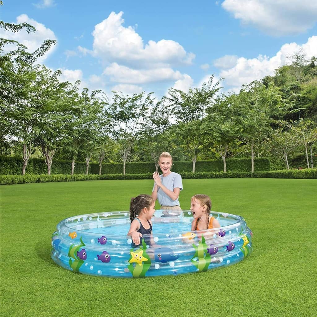Piscine Gonflable Ronde Transparente Pour Enfants 183 x 33cm Bestway #51005 - Divers - صورة 4