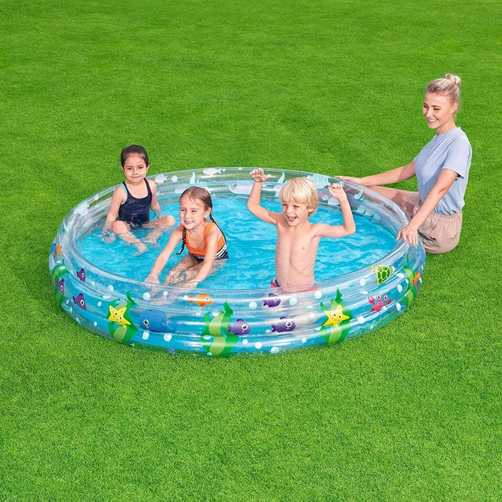 Piscine Gonflable Ronde Transparente Pour Enfants 183 x 33cm Bestway #51005 - Divers - صورة 6