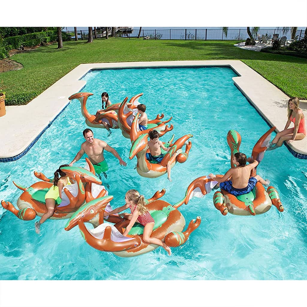 Bouée Gonflable Dinosaur Pour Enfants 135 x 198 cm Bestway #41105 - Divers - صورة 3