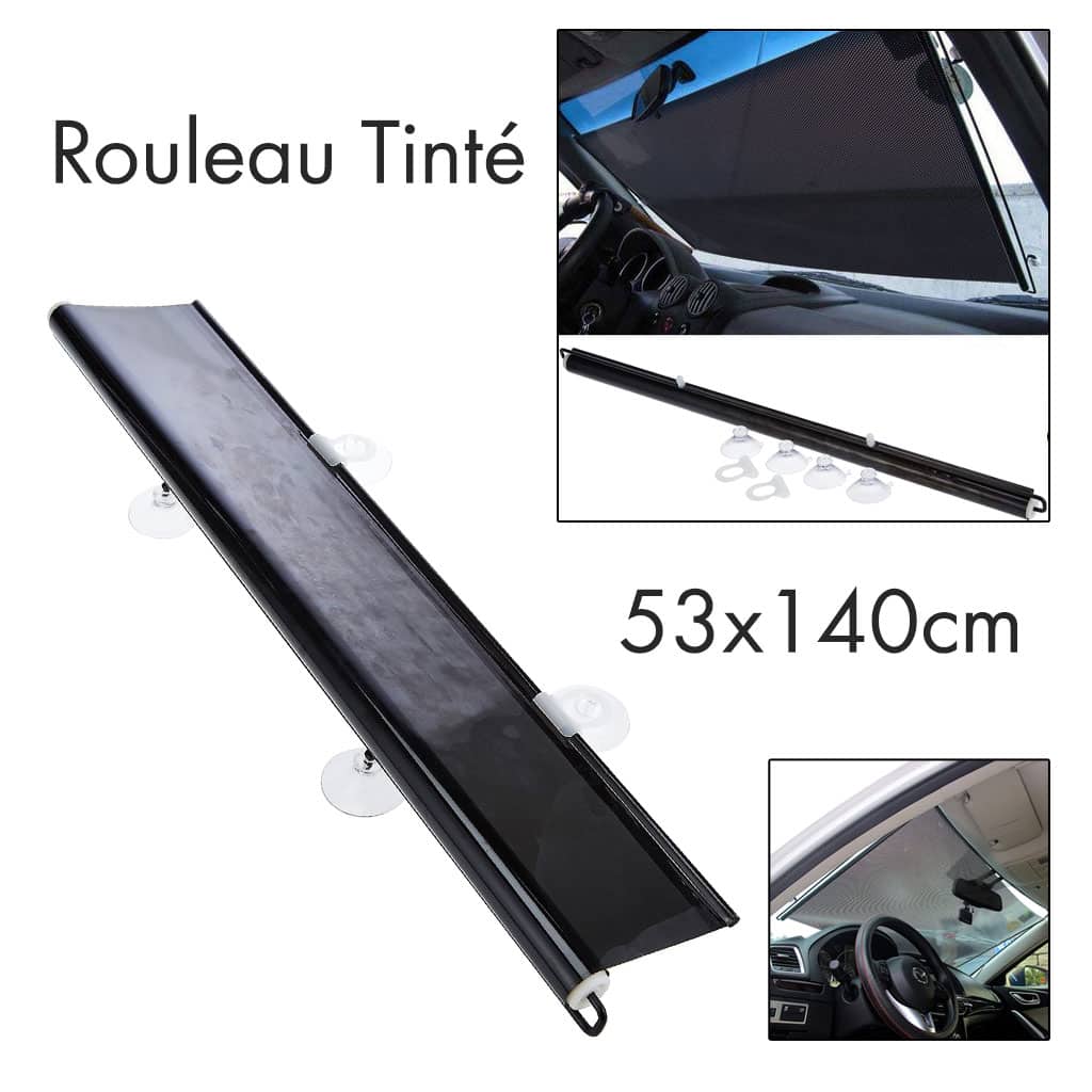 Rouleau Fumée Tinté Universel Pour Voitures 140x53cm - Accessoires Auto/Moto - صورة 2