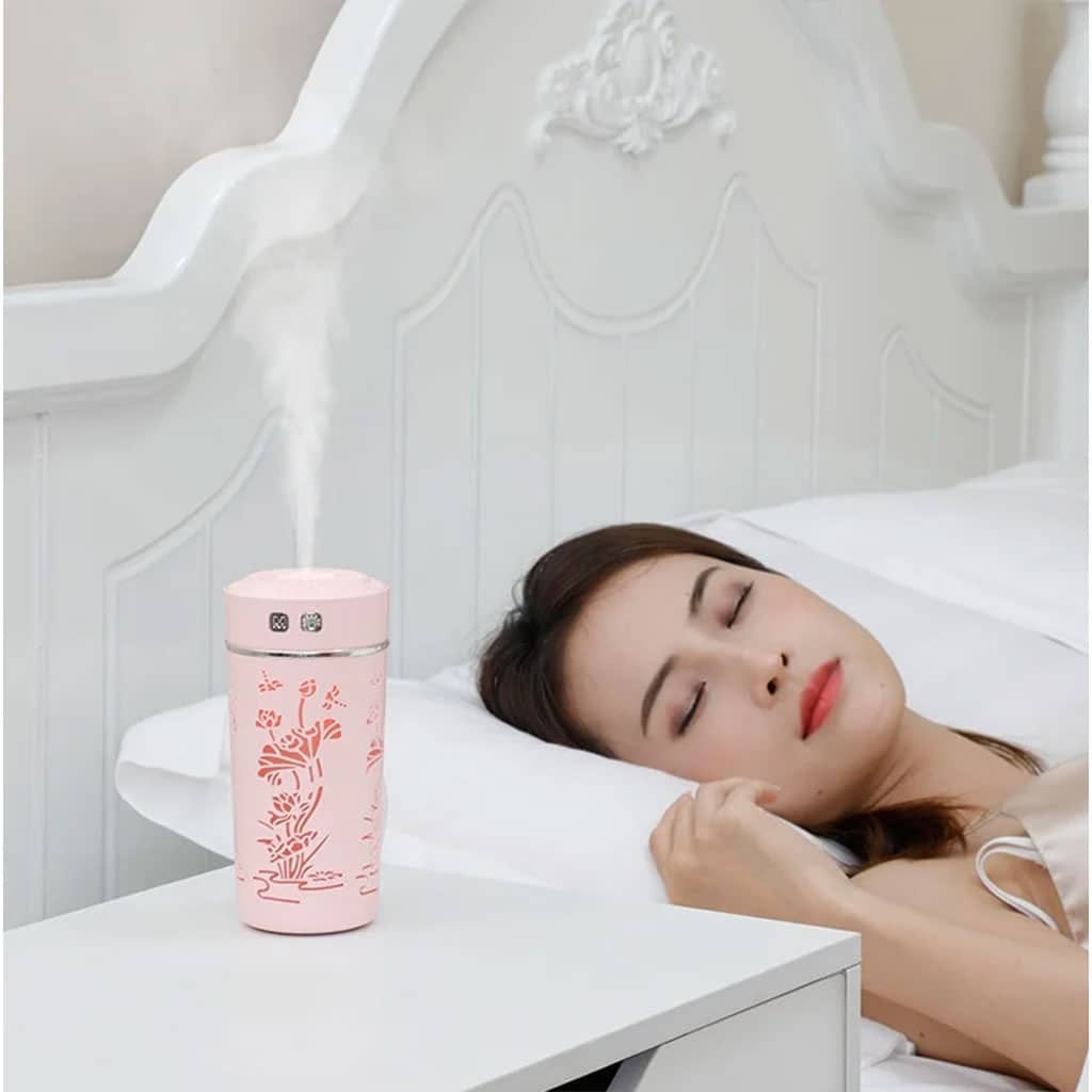Diffuseur d’huiles essentielles et d’arôme froid, tasse de fleur de Lotus USB 250ml - Décoration - صورة 11