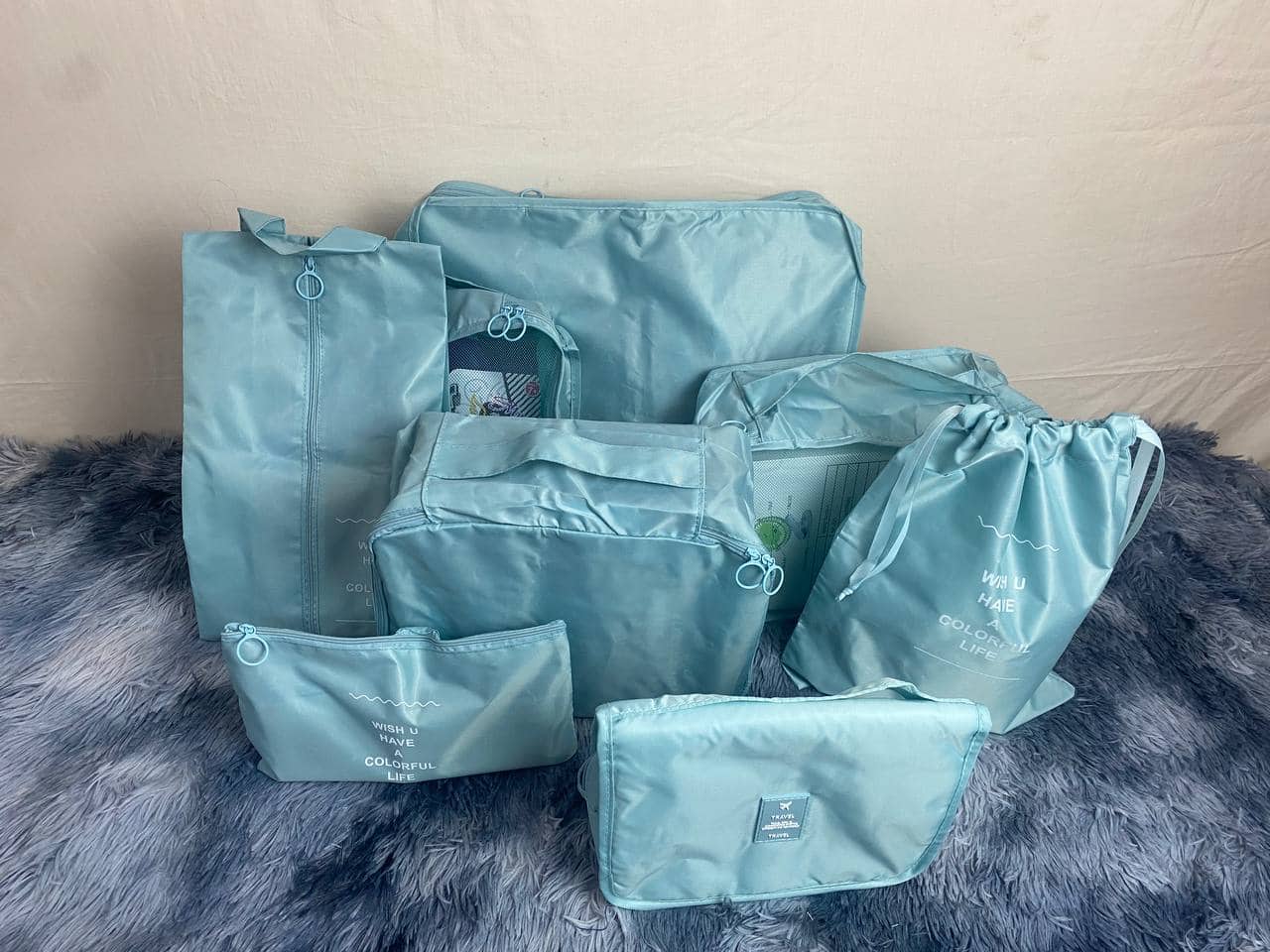 Organisateur Valise 8pcs Sac Rangement et Les Essentiels du Voyage - Soins et Beauté - صورة 8