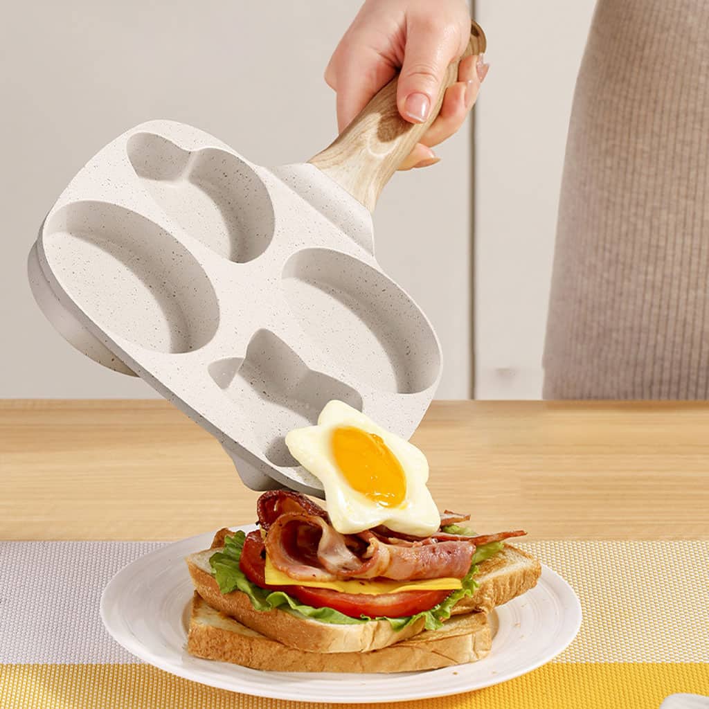 Poêle à frire épaissie Poêle à omelette antiadhésive pour œufs, crêpes, steak - Divers - صورة 3