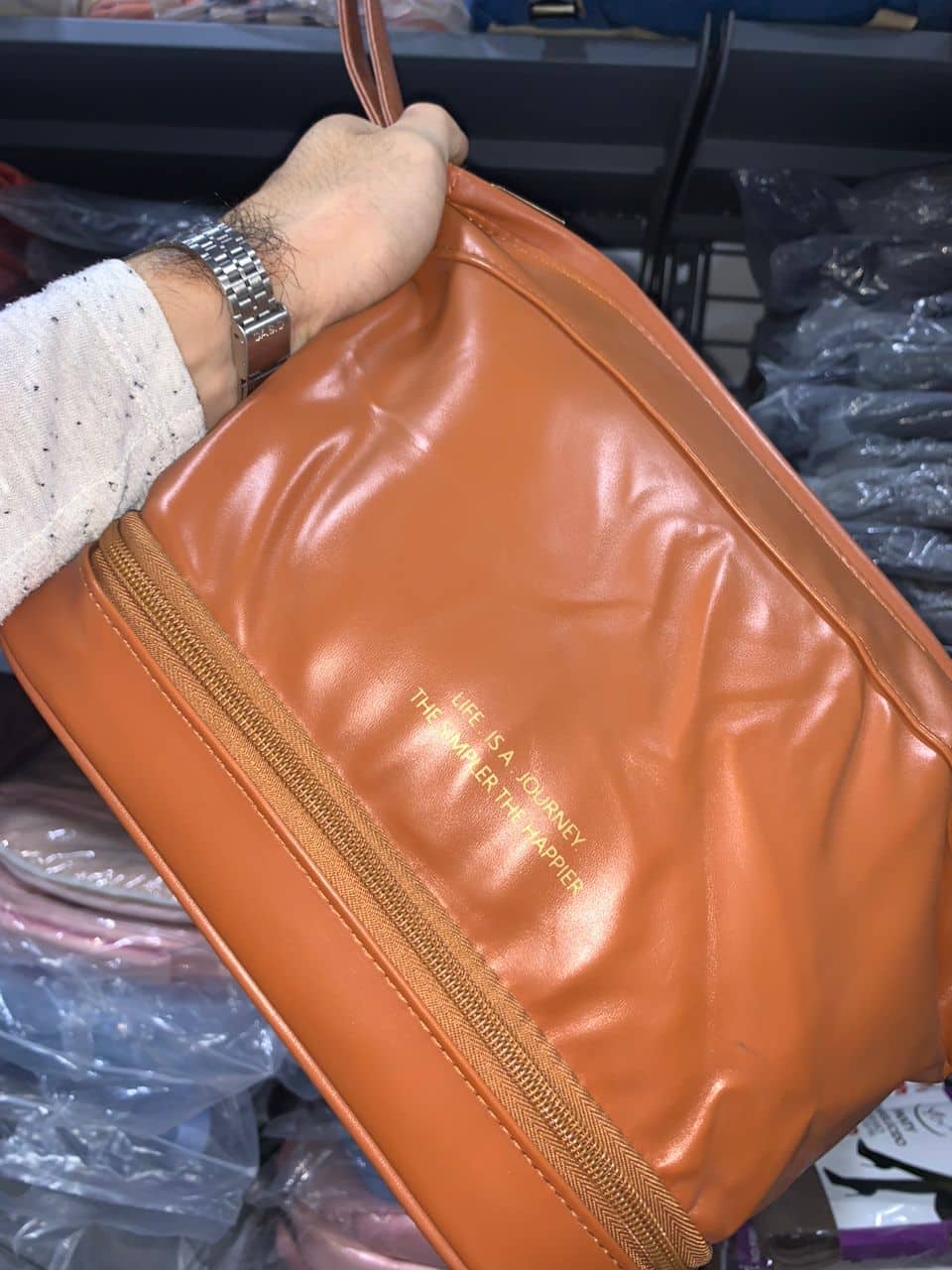 Trousse Maquillage et Pinceaux Imperméable à Double Couche - Soins et Beauté - صورة 9