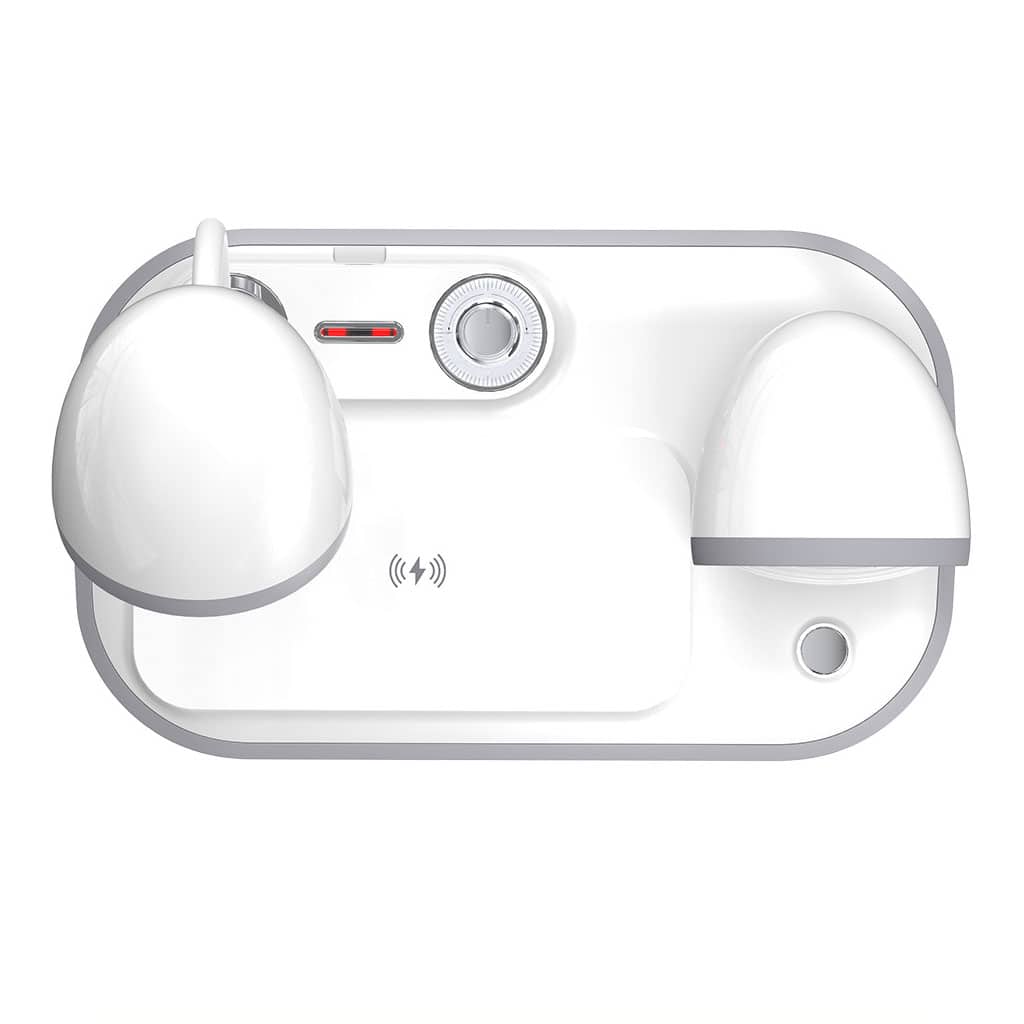 Station de Charge Vintage sans Fil Nostalgia 15W, Haut-Parleur Bluetooth - Électronique - صورة 4