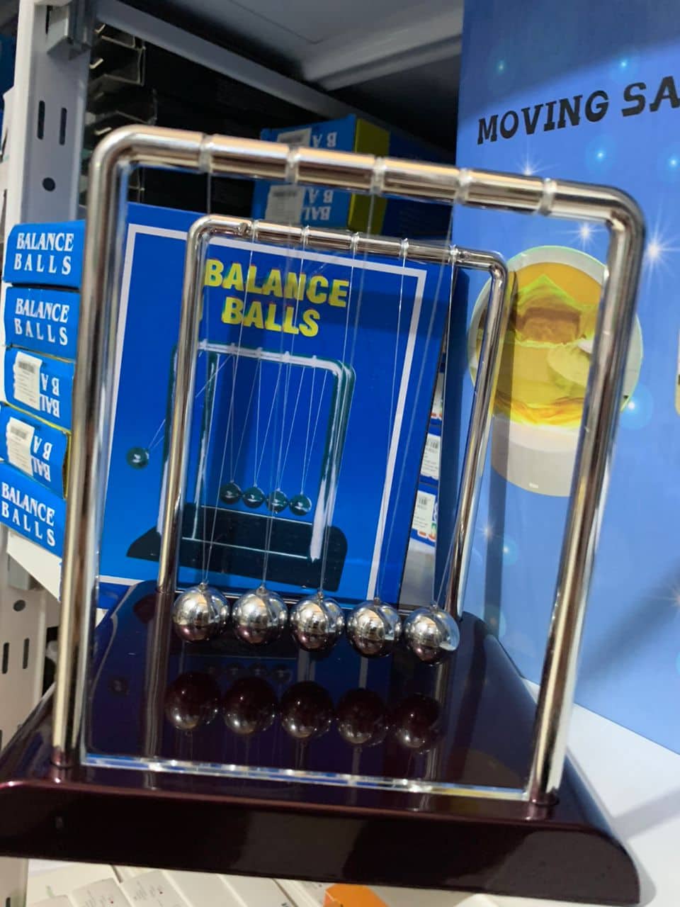 Pendule Newton Balls d'équilibre en acier classique v2 - Décoration - صورة 6