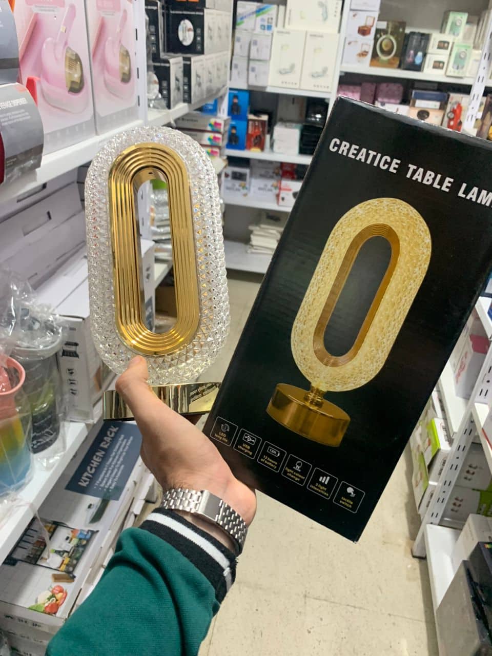 Lampe de table décorative LED forme œil d'étoile (1 pièce) - Décoration - صورة 9