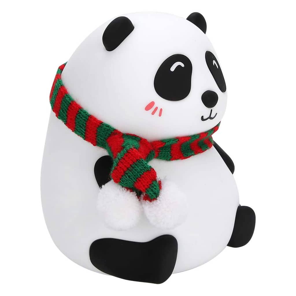 Veilleuse Forme de Panda Silicone Rechargeable Pour Bébé - Décoration - صورة 6