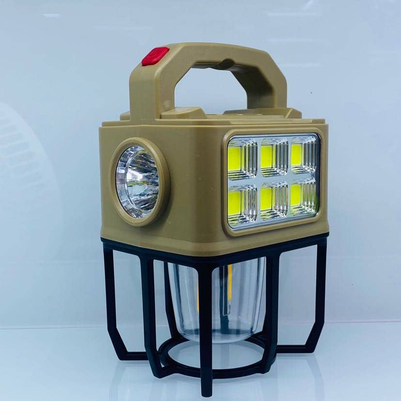 Lampe de camping à énergie solaire à 3 modes – مصباح يدوي للتخييم ب 3 أوضاع يعمل بالطاقة الشمسية - Camping et Randonnée - صورة 2