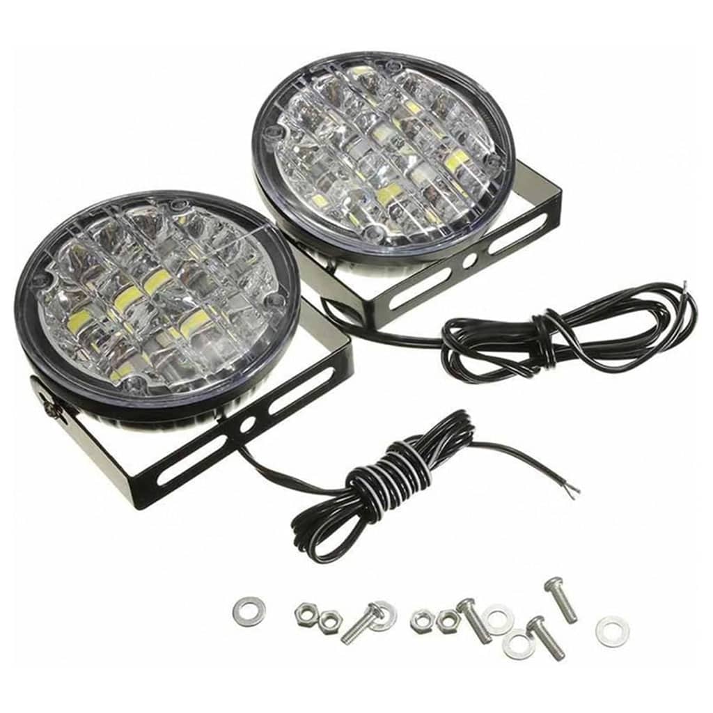 Feux Antibrouillard 2 Pièces 12V 18LED Pour Toutes Les Voitures - Électronique - صورة 4