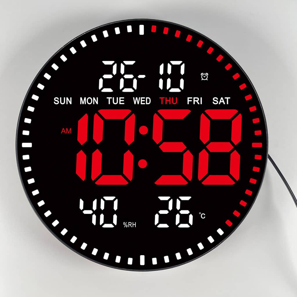 Horloge murale numérique LED avec Télécommande JH-2560 - Décoration - صورة 4