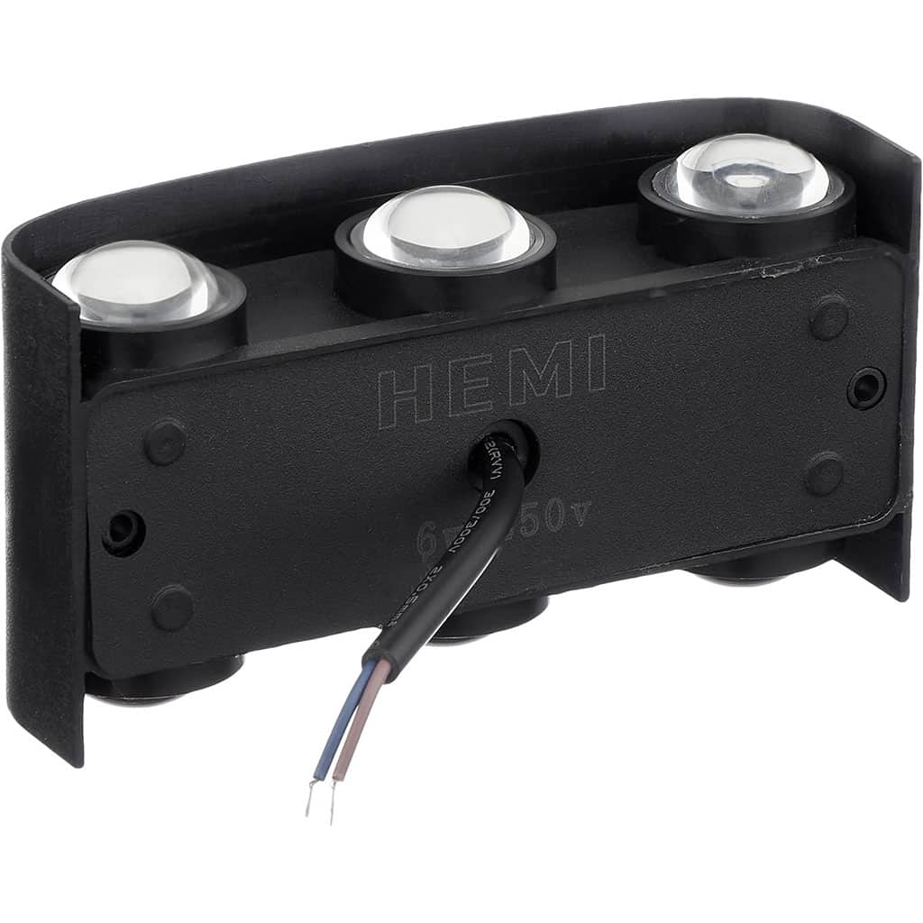 Applique Murale LED 6W D’Éclairage Extérieur 3 Lampes en PP - Décoration - صورة 3