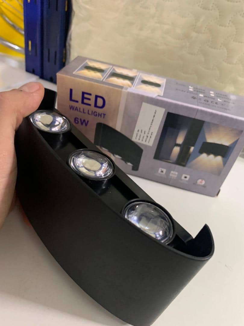 Applique Murale LED 6W D’Éclairage Extérieur 3 Lampes en PP - Décoration - صورة 6