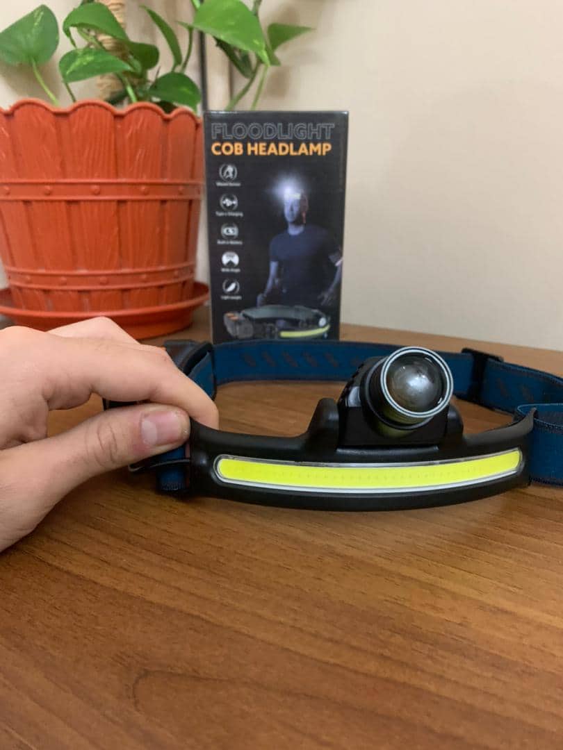 Lampe Frontale Rechargeable 2600mAh avec Capteur Mouvement - Camping et Randonnée - صورة 11