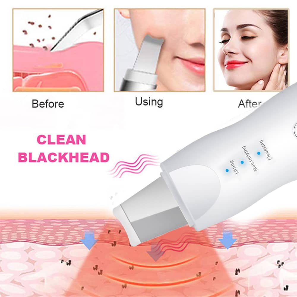 Pack de Beauté Appareil Ultrasonic purificateur points noir et Rasoir Electrique 4en1 - PACKS SPECIAL OFFERS - صورة 2