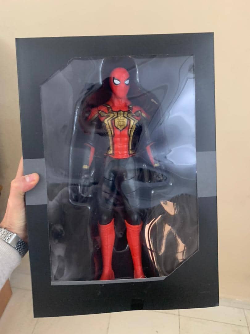 Figurine Géante Spider-Man 30 cm en PVC Le Super-Héros Mythique à Collectionner - Jouet & Gaming - صورة 7