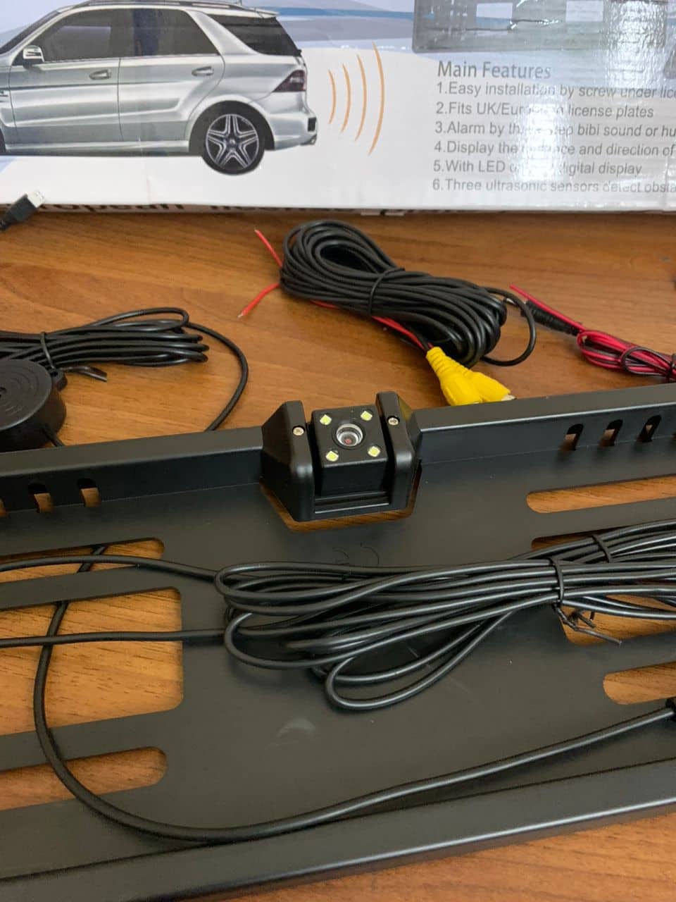 Caméra de recul HD Avec cadre de plaque d’immatriculation Standard et Radar de Recule - Accessoires Auto/Moto - صورة 9