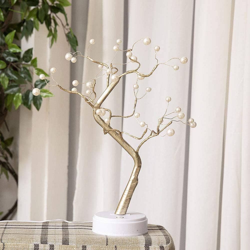lampe de Table Arbre lumineux style bonsaï - Décoration - صورة 3