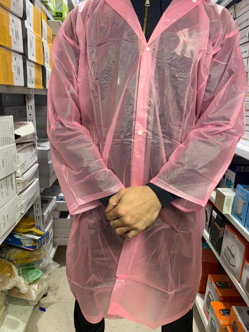 Eva Manteau imperméable à capuche – Rose - Produits de saison - صورة 4